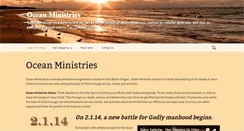 Desktop Screenshot of oceanministries.com